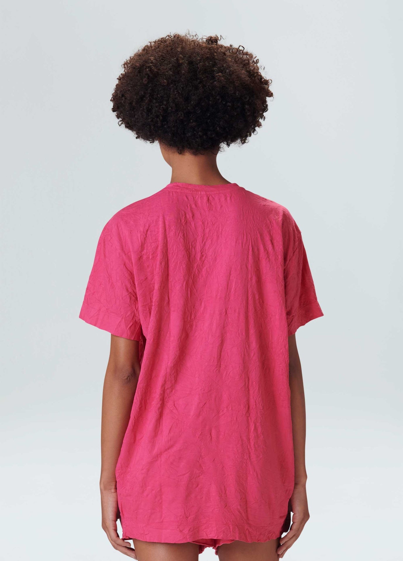T-shirt Fem Over Amassada Osklen
