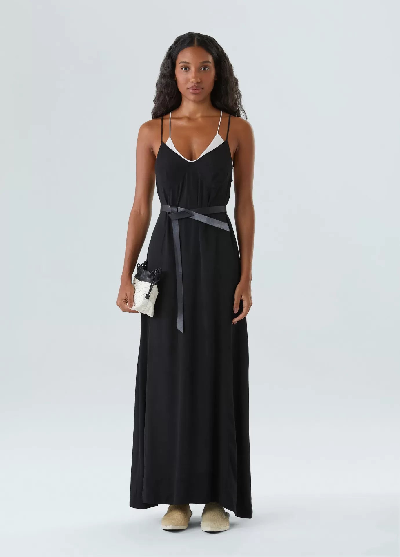 Vestido Sobreposicão Alças Midi Osklen