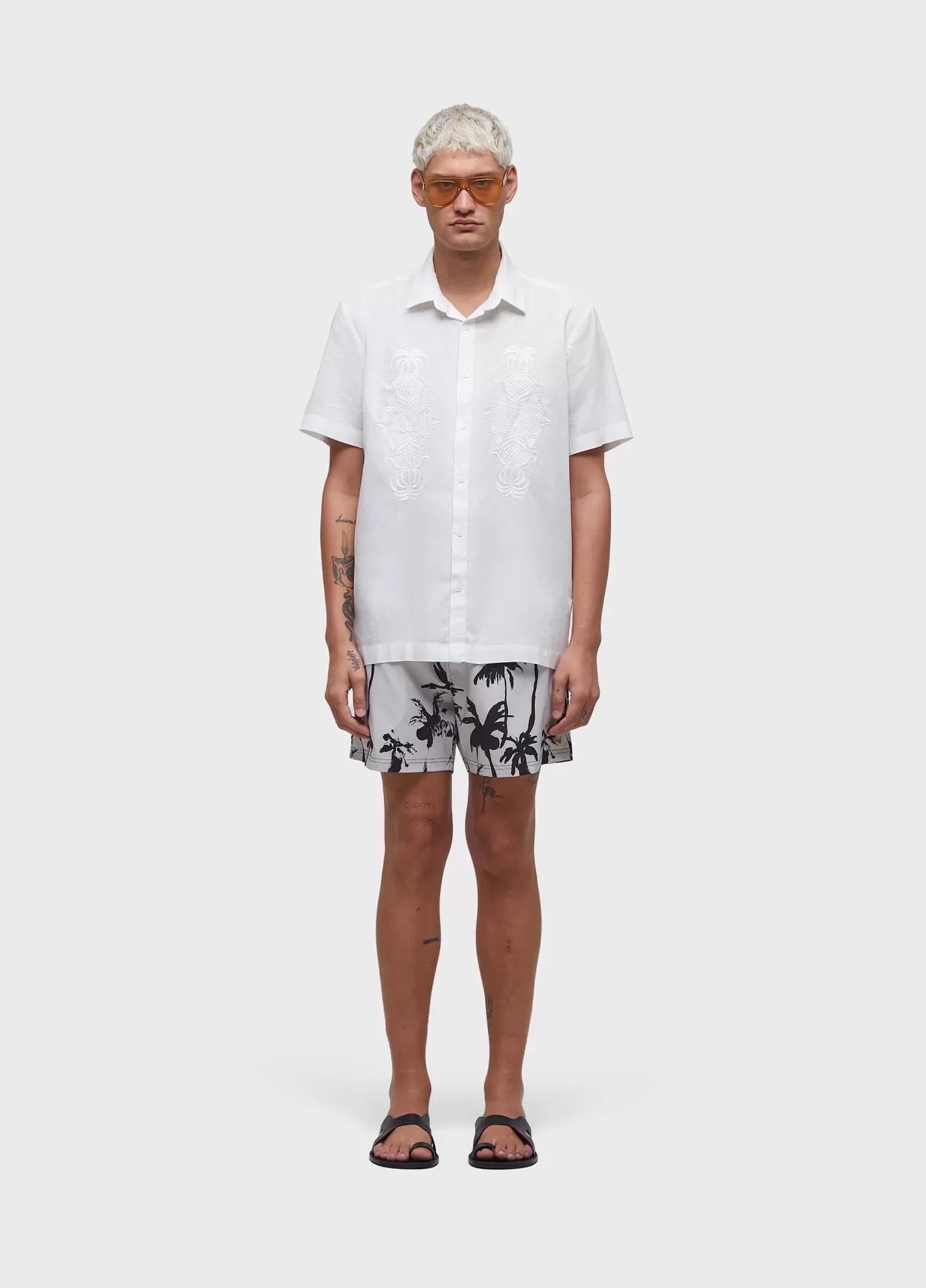 Camisa Bordado Linen Arabesco Osklen