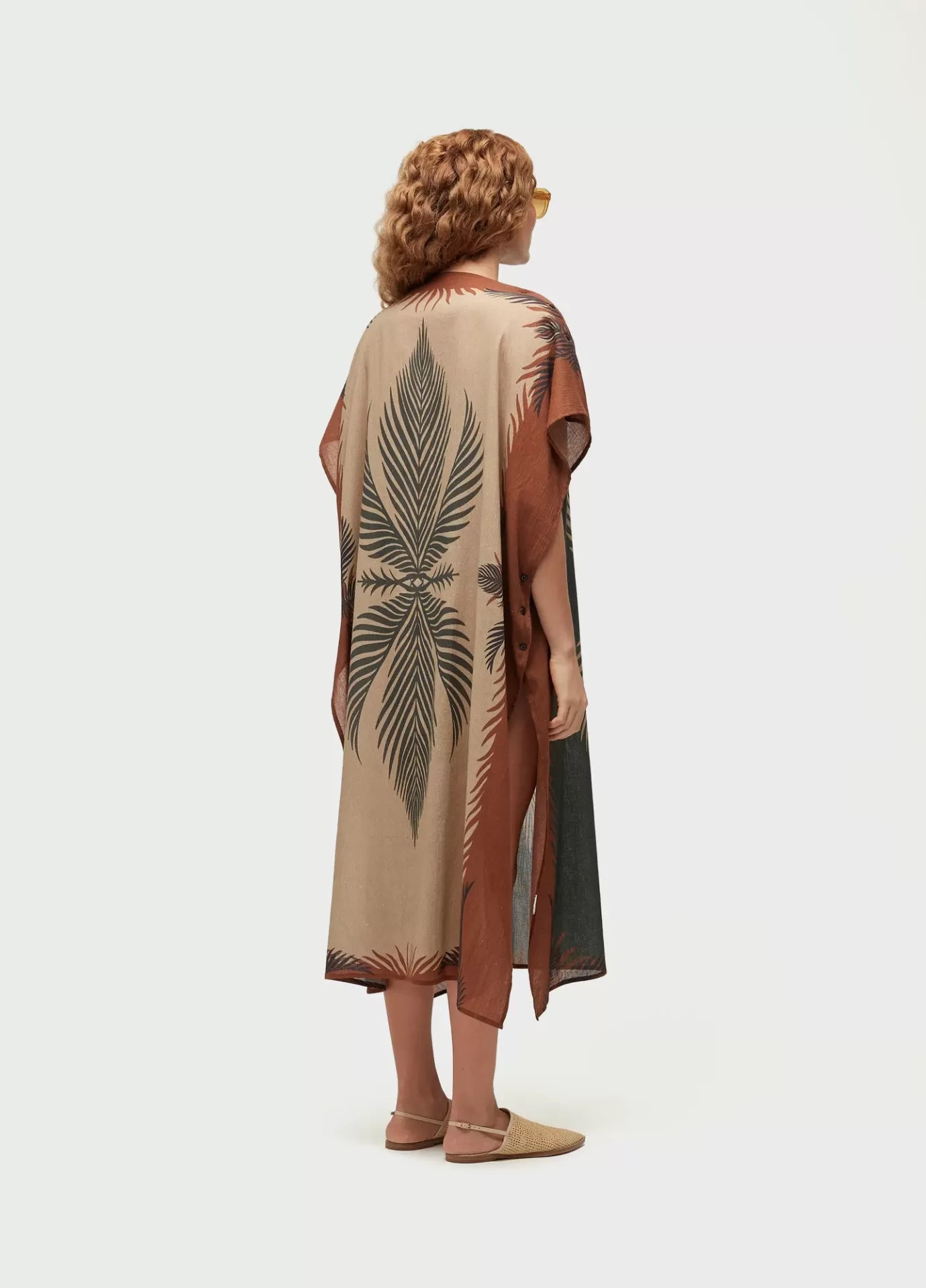 Vestido Praia Scarf Leaf Osklen