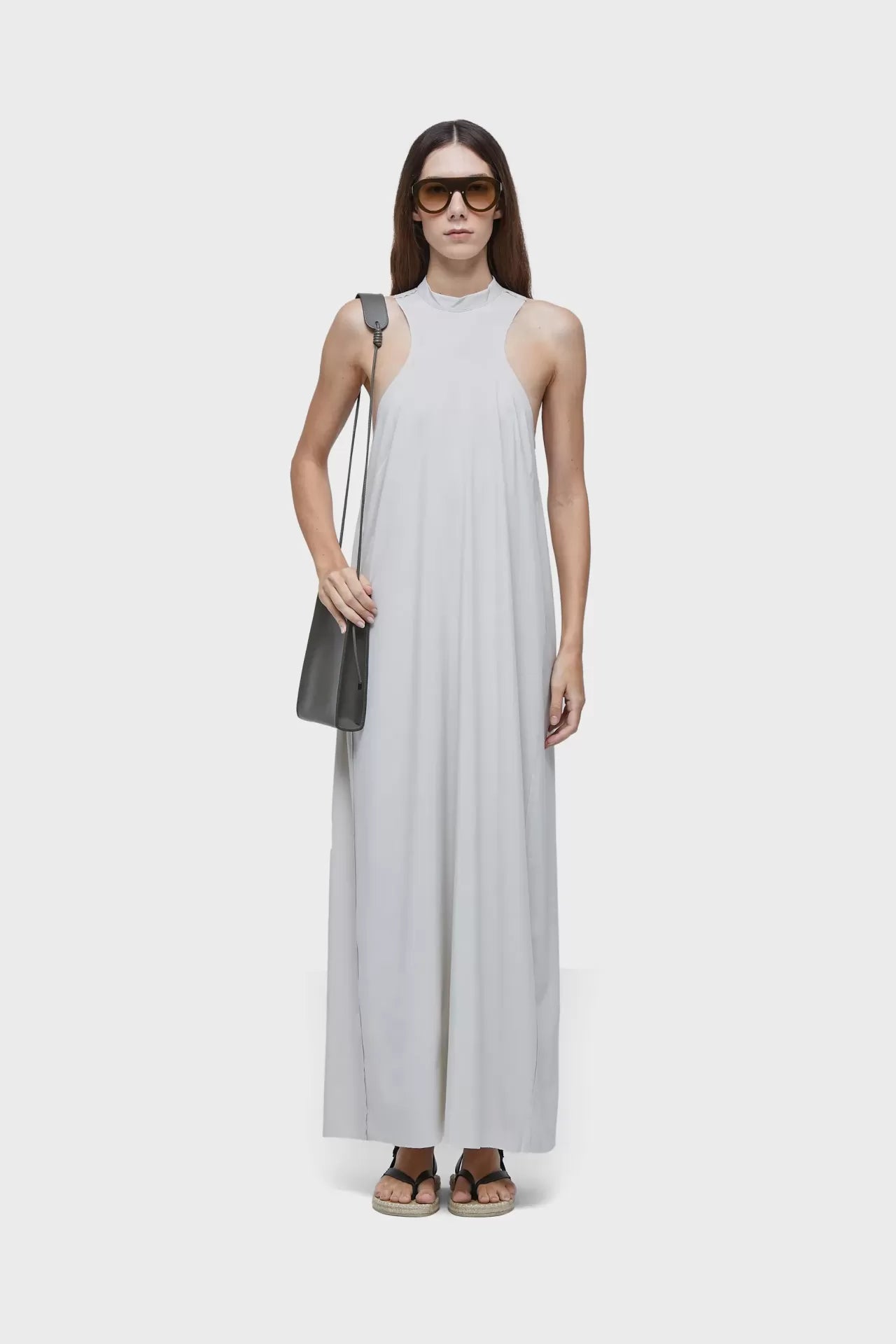 Vestido superlight gola raglan