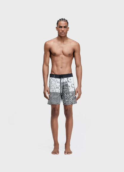 Bermuda Surf Aquaone Flex Coral Patch Osklen