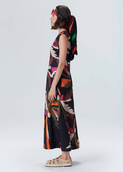 Vestido Coqueiro Midi Osklen
