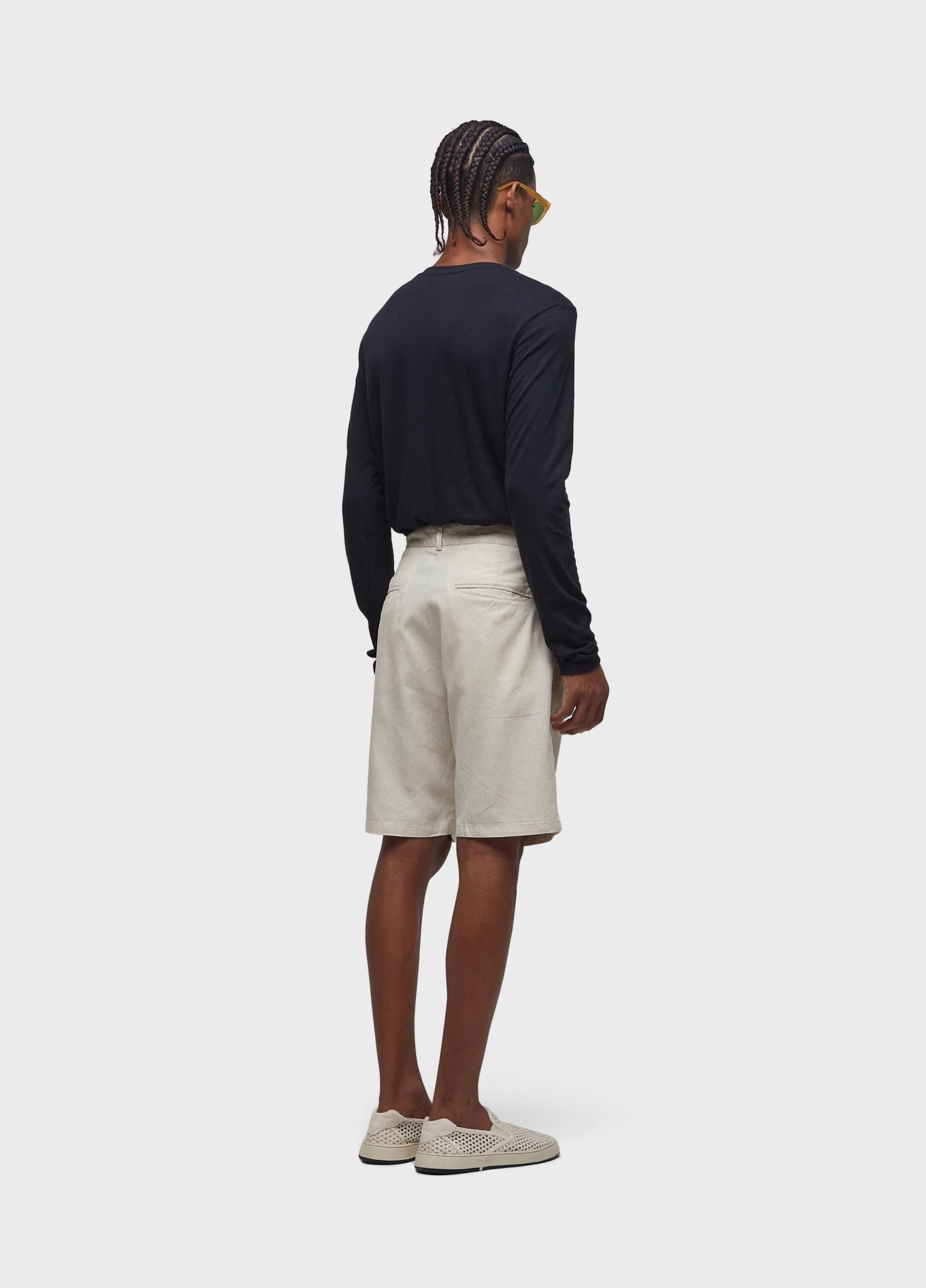Bermuda Alfaiataria Basic Linen Osklen