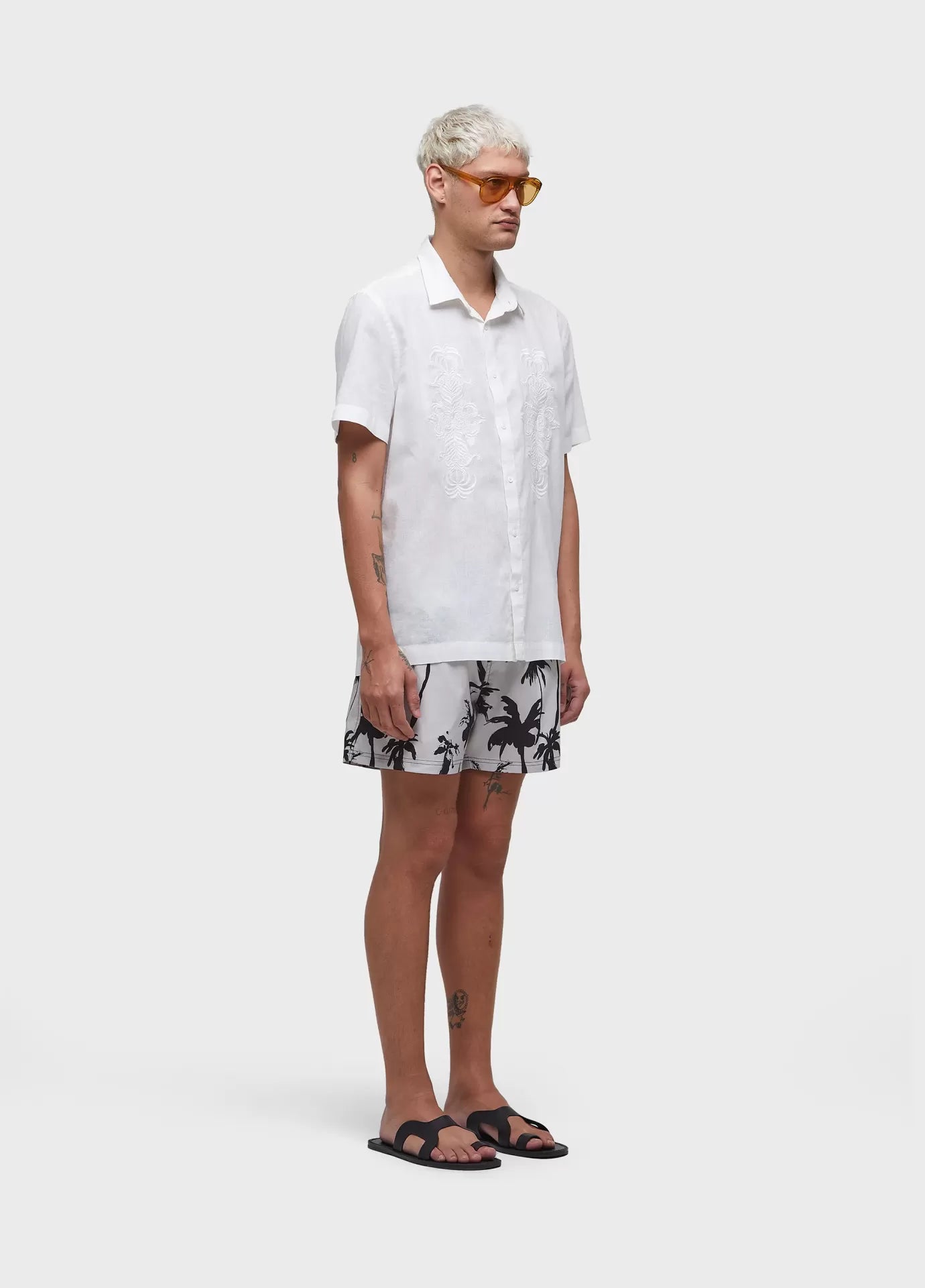 Camisa Bordado Linen Arabesco Osklen