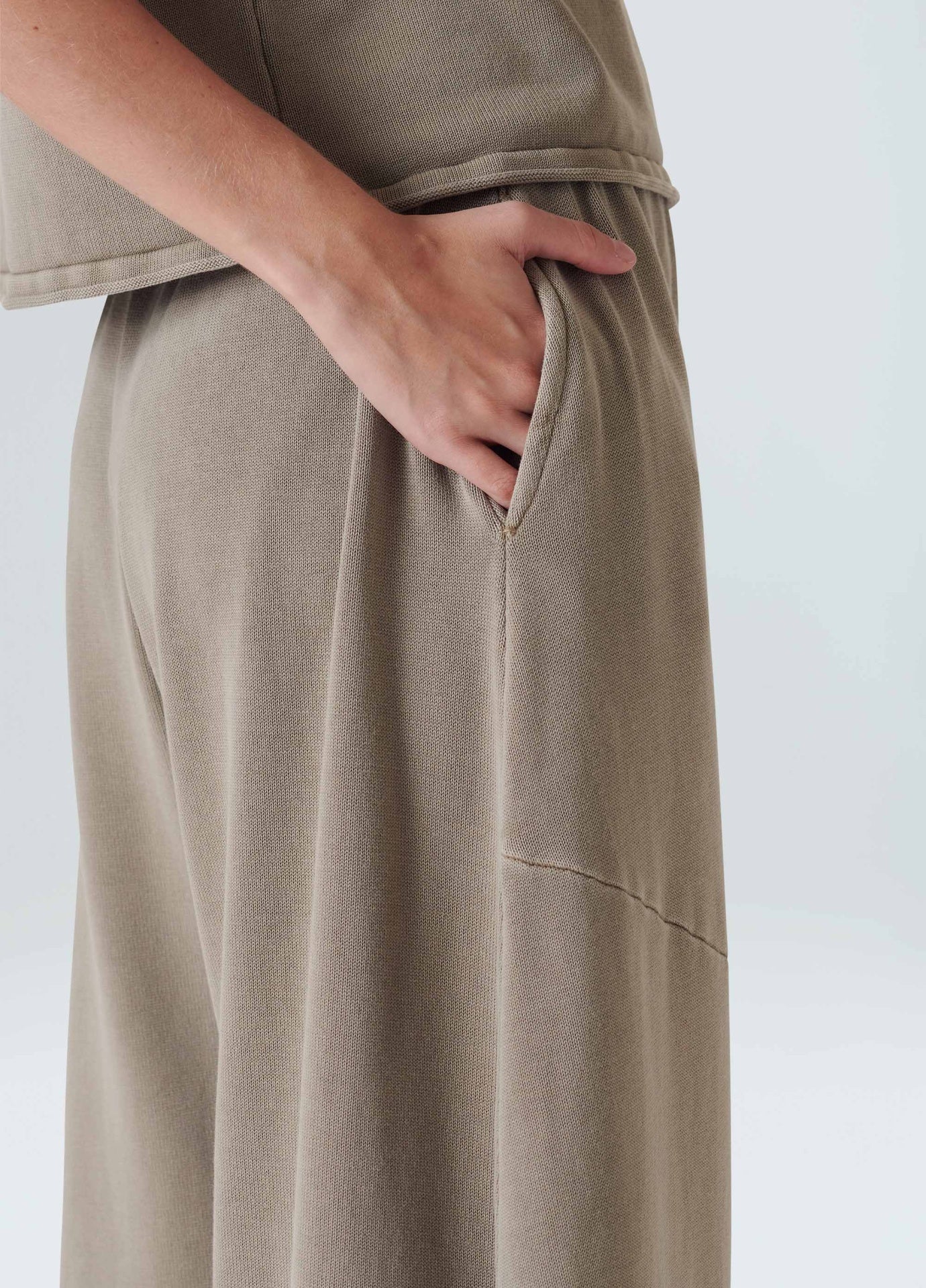 Calcas Midi Tricot Marmorizado Osklen