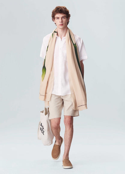 Bermuda Masculina Osklen Alfaiataria Basic Linen