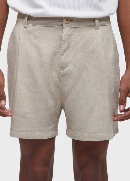 Short fluid linen pleats Osklen