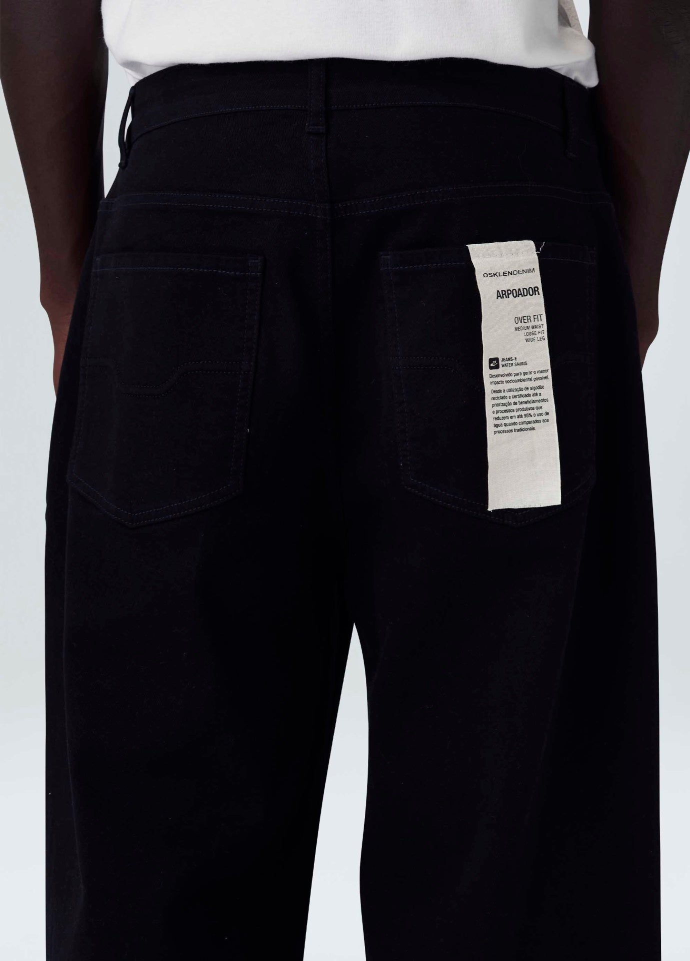 Calca Jeans Arpoador Black Osklen