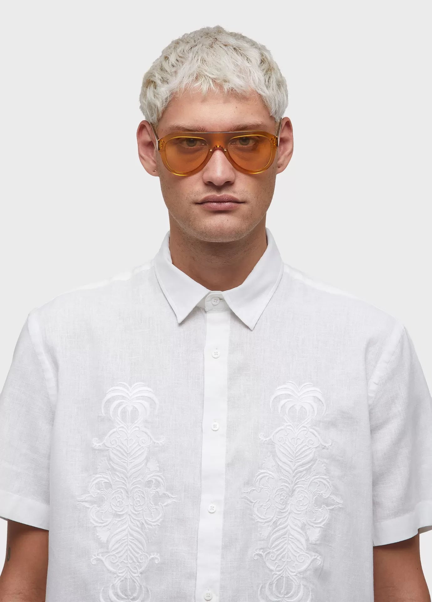 Camisa Bordado Linen Arabesco Osklen