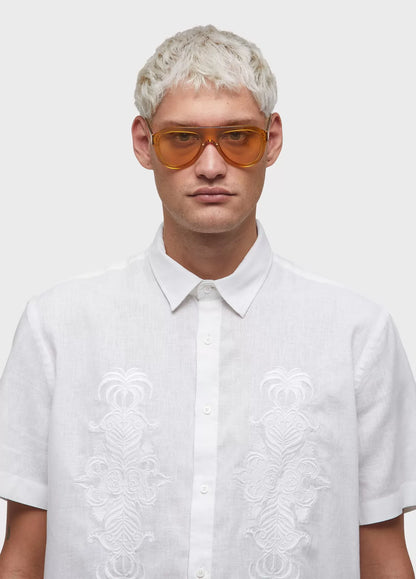 Camisa Bordado Linen Arabesco Osklen