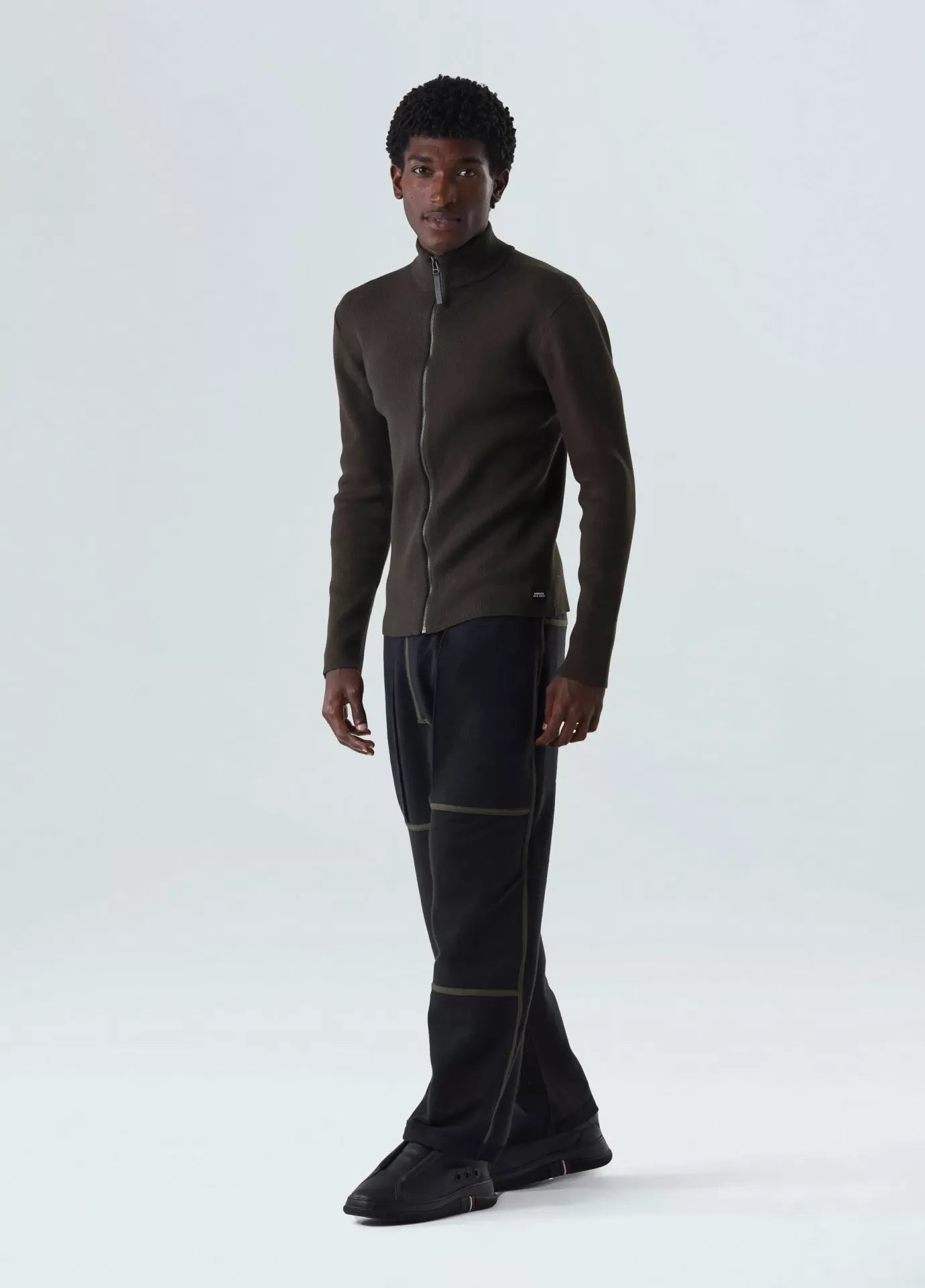 Sweater Tricot Zipped Cotton Osklen