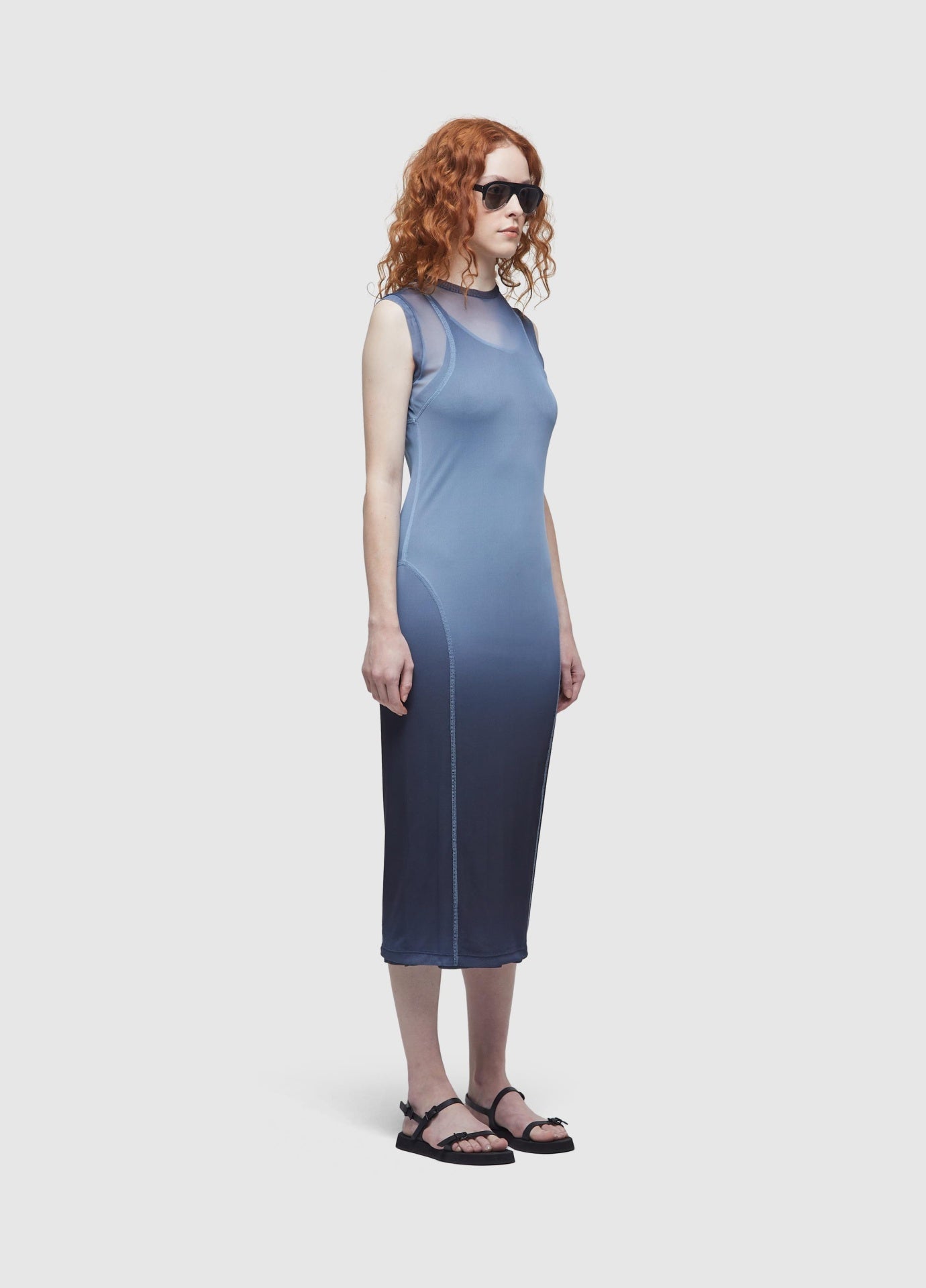 Vestido Tule Degrade Osklen