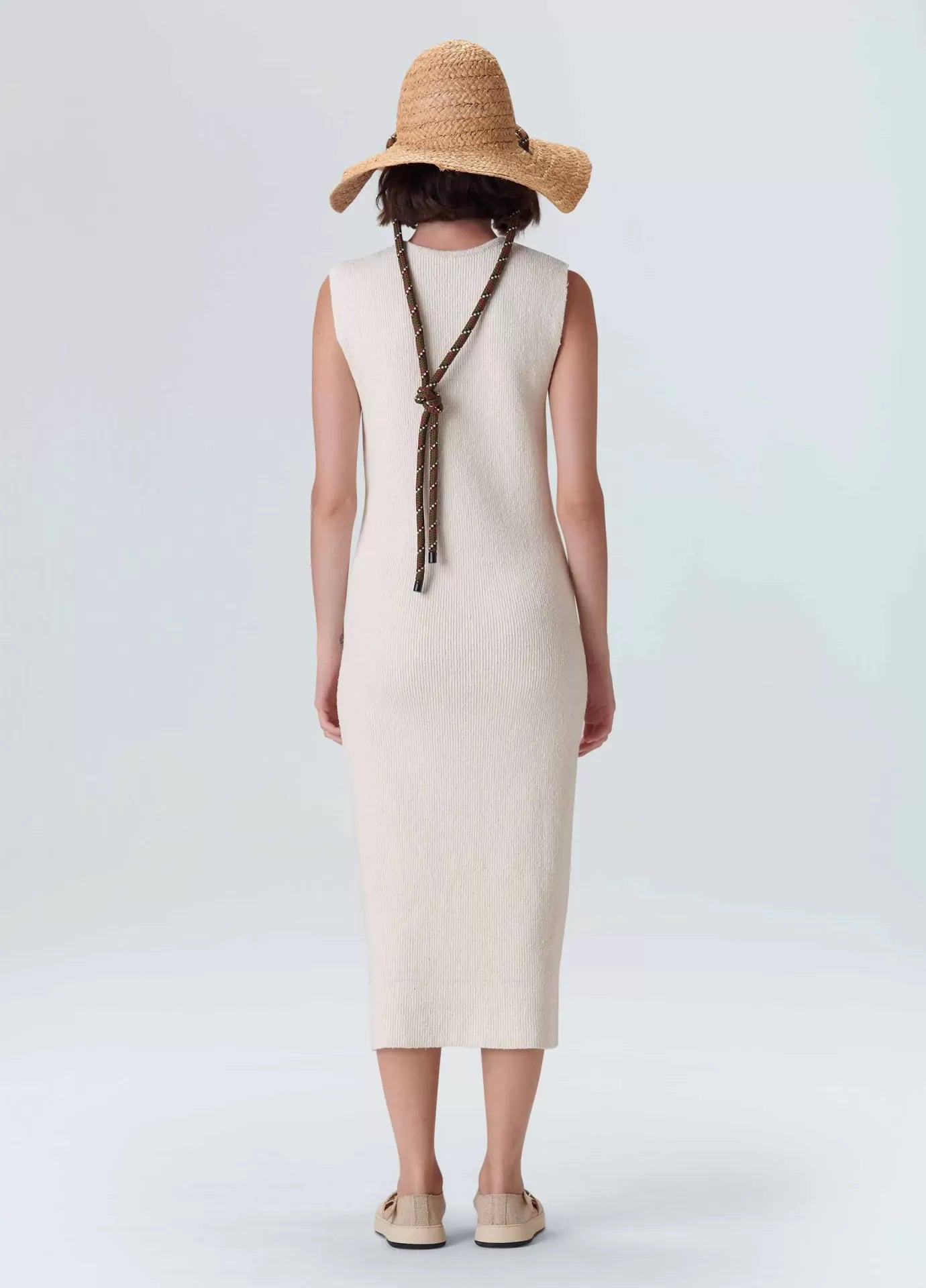 Vestido Midi Tricot Reciclado Osklen