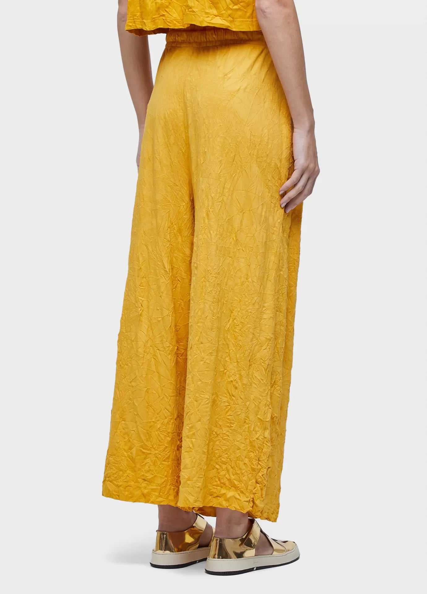 Calça wrinkled color