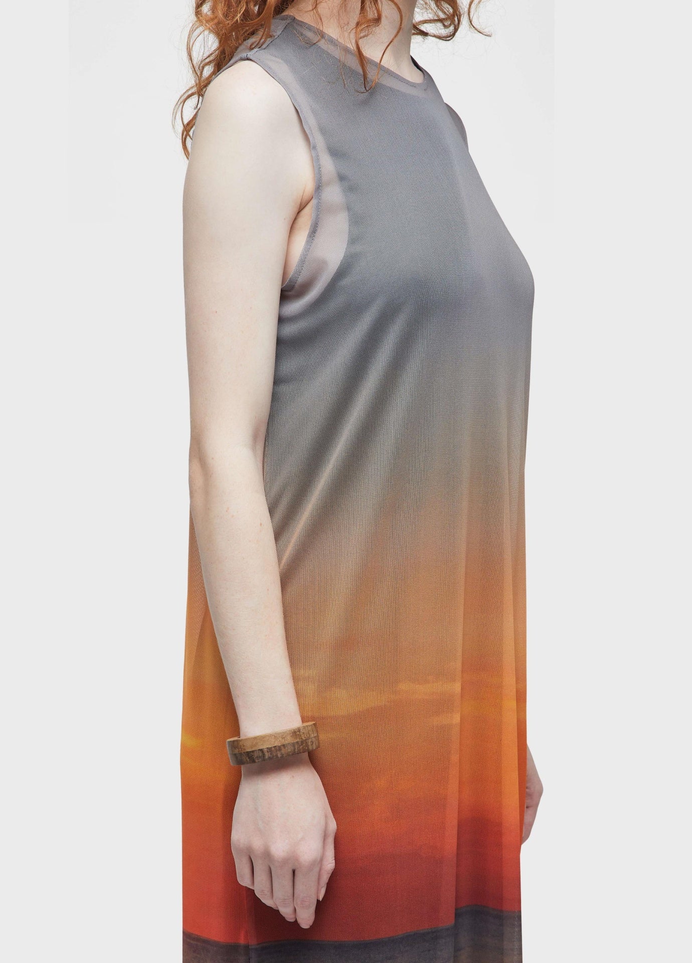 Vestido Tule Por Do Sol Osklen