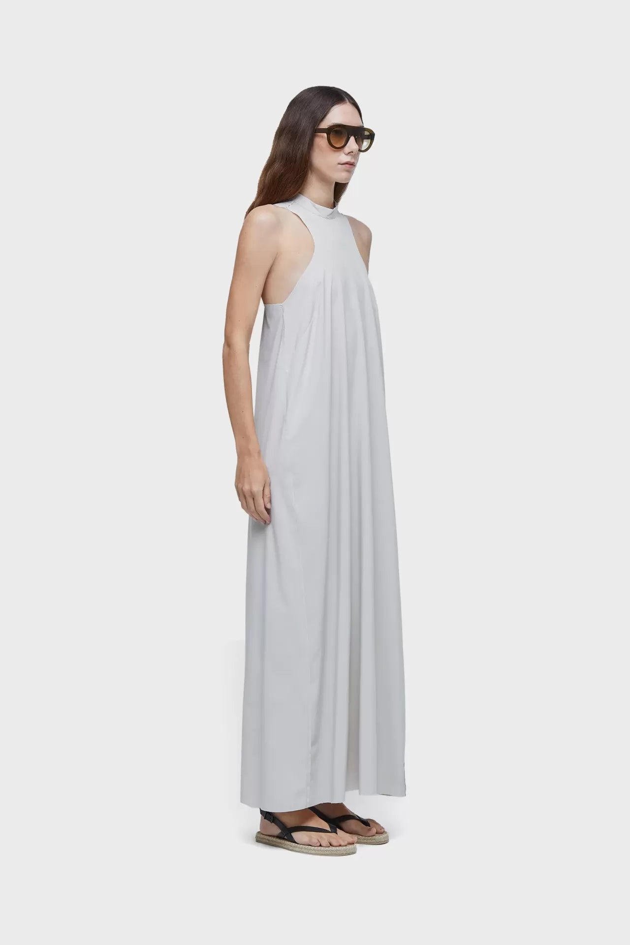 Vestido superlight gola raglan