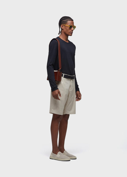 Bermuda Alfaiataria Basic Linen Osklen