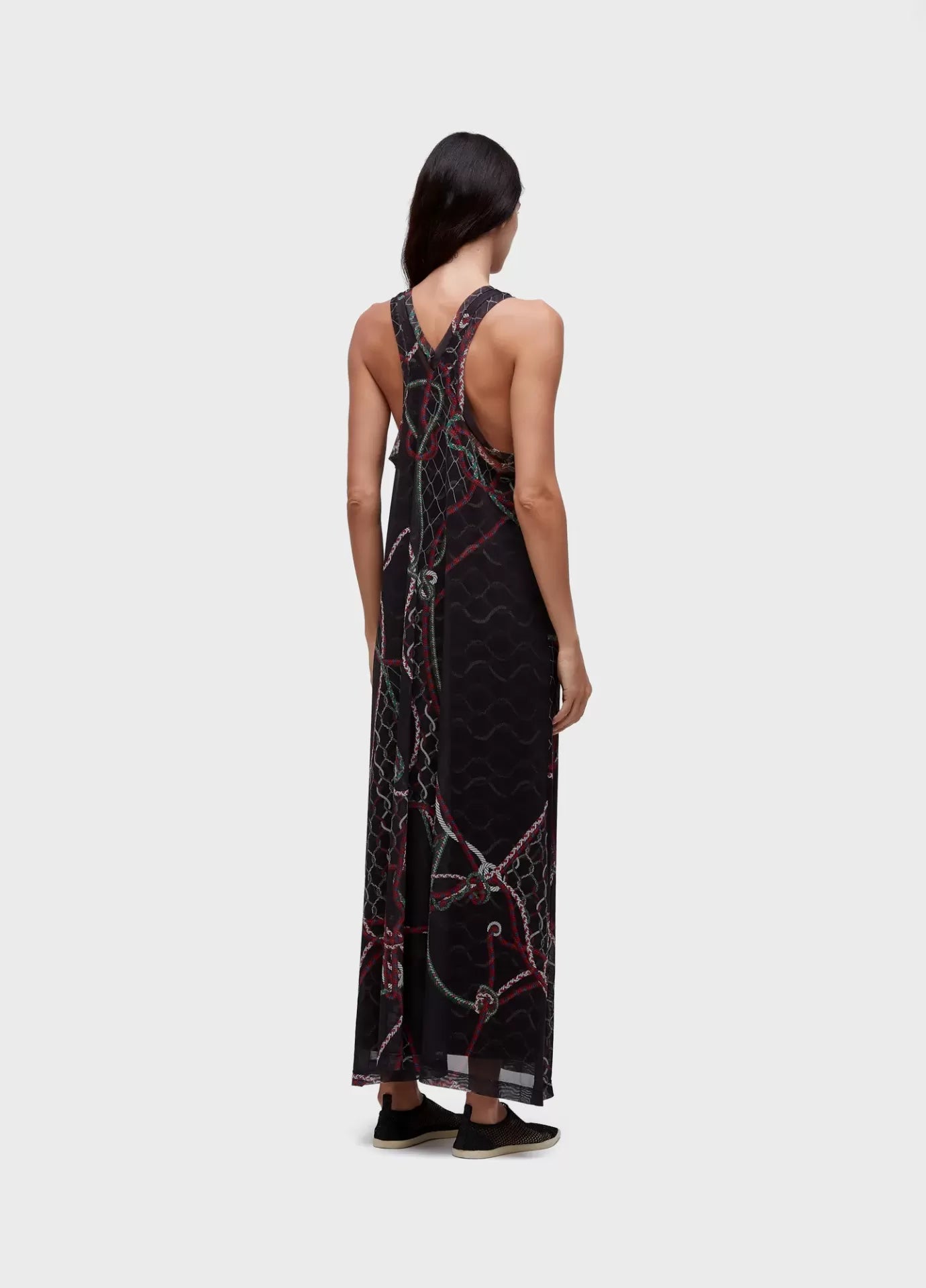 Vestido Nadador Longo Estampa Osklen