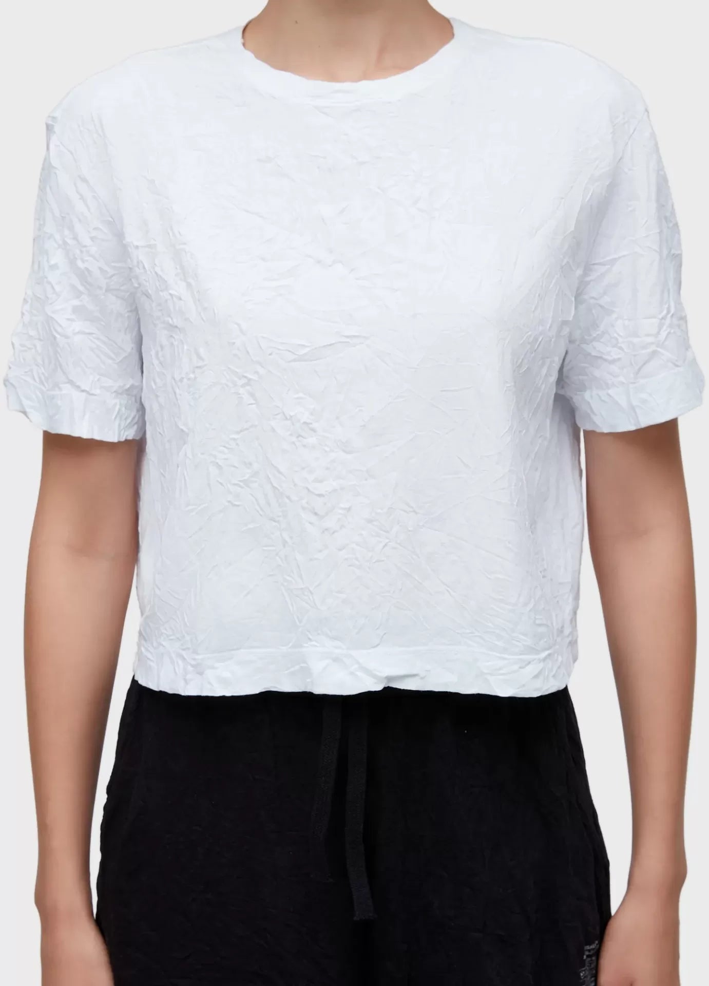 T-shirt Cropped Wrinkle Osklen
