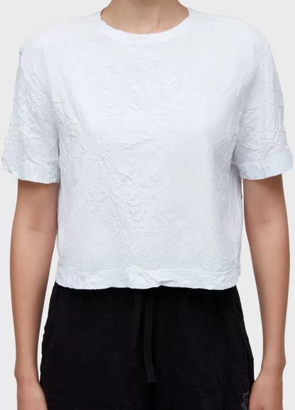 T-shirt Cropped Wrinkle Osklen