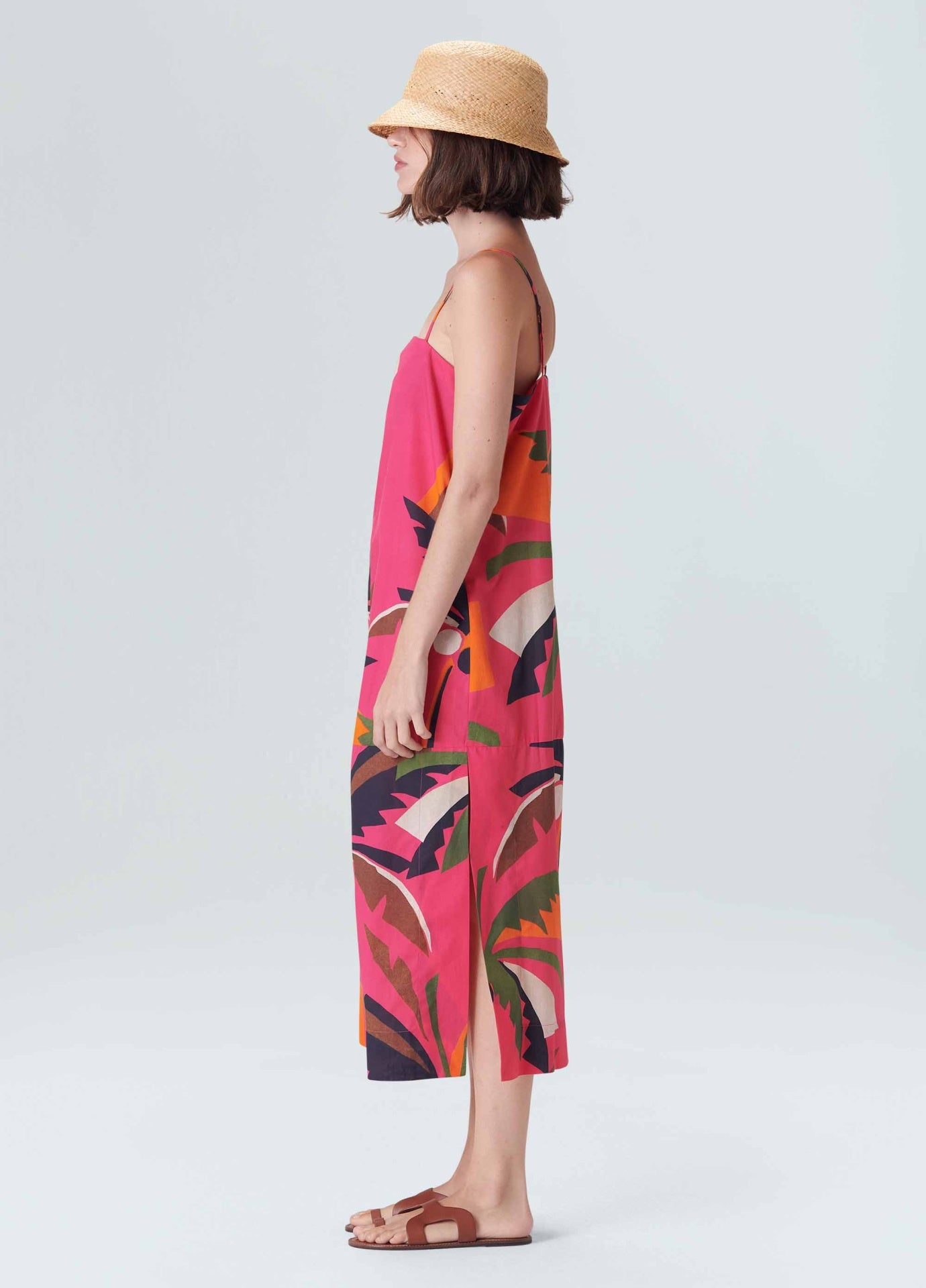 Vestido Coqueiro Cut Midi Osklen