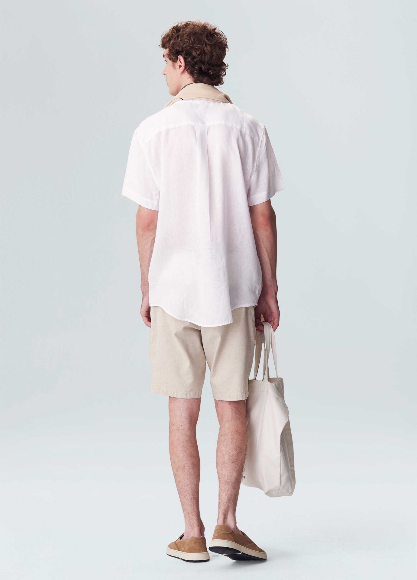Bermuda Masculina Osklen Alfaiataria Basic Linen