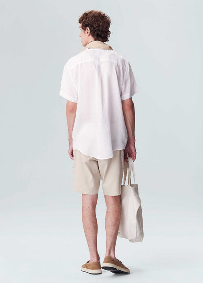 Bermuda Masculina Osklen Alfaiataria Basic Linen