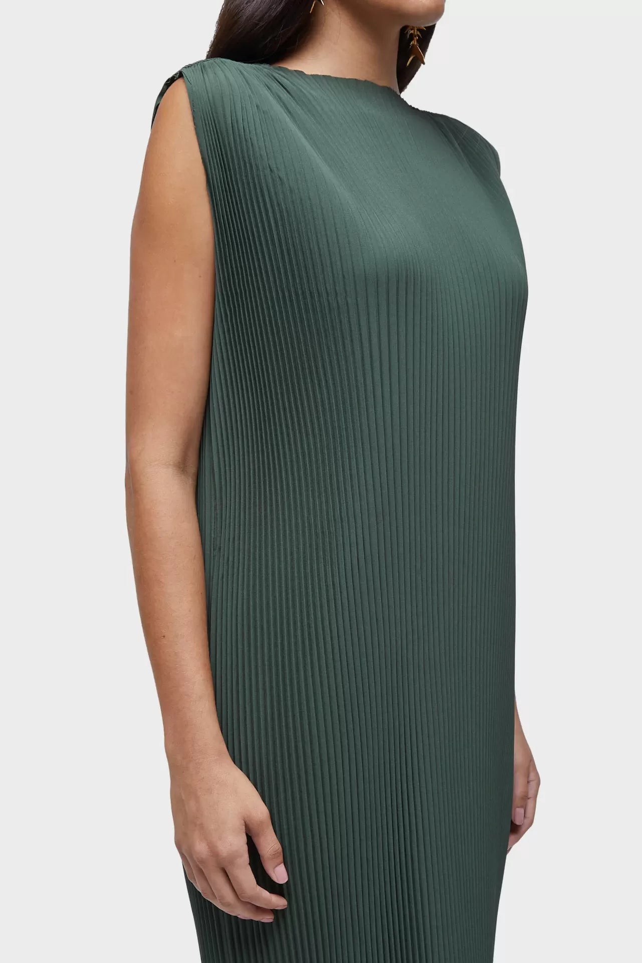 Vestido Plissado Long Osklen