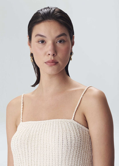 Vestido Tricot Canelado Rustic Osklen