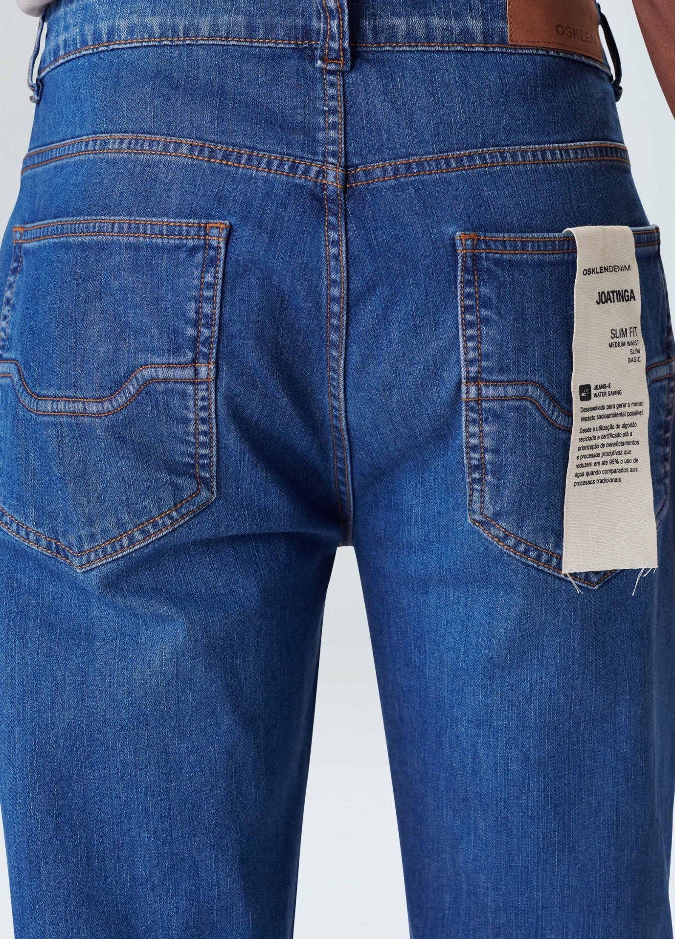 Calca Jeans Joatinga Mid Blue Osklen