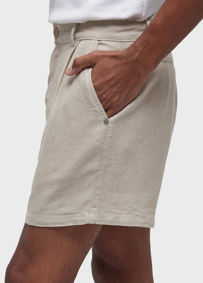 Short fluid linen pleats Osklen