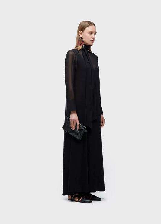 Vestido Longo Gola Osklen