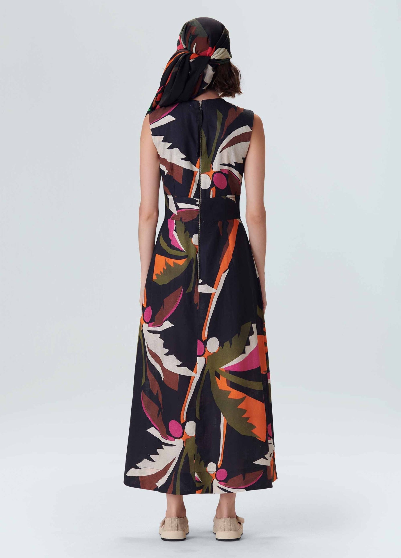 Vestido Coqueiro Midi Osklen
