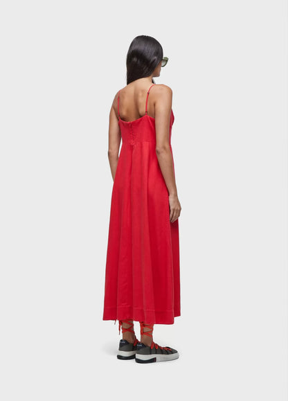 Vestido Alças Linen Osklen