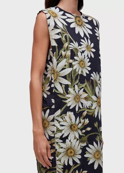 Vestido Daisy Night Big Double Face Osklen
