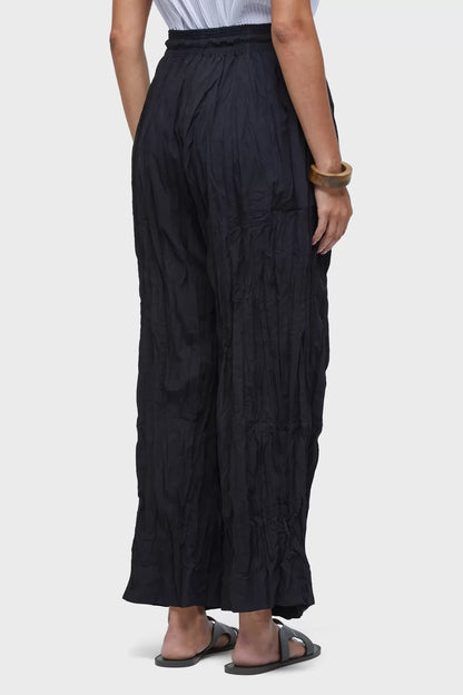 Calça recortes tricoline wrinkled Osklen