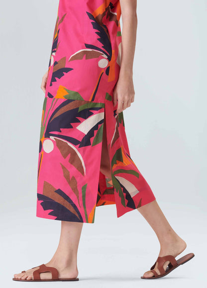 Vestido Coqueiro Cut Midi Osklen