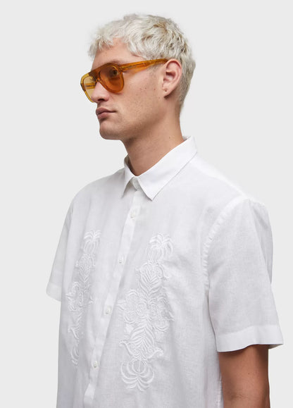 Camisa Bordado Linen Arabesco Osklen