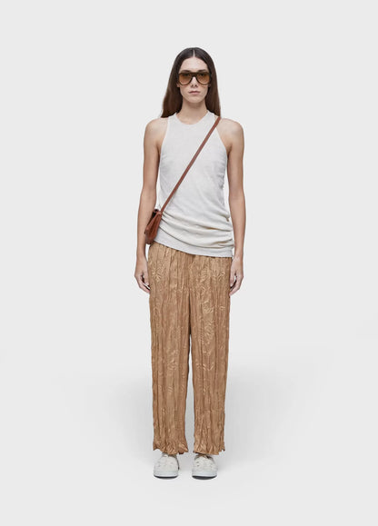 Calça reta tricoline satin