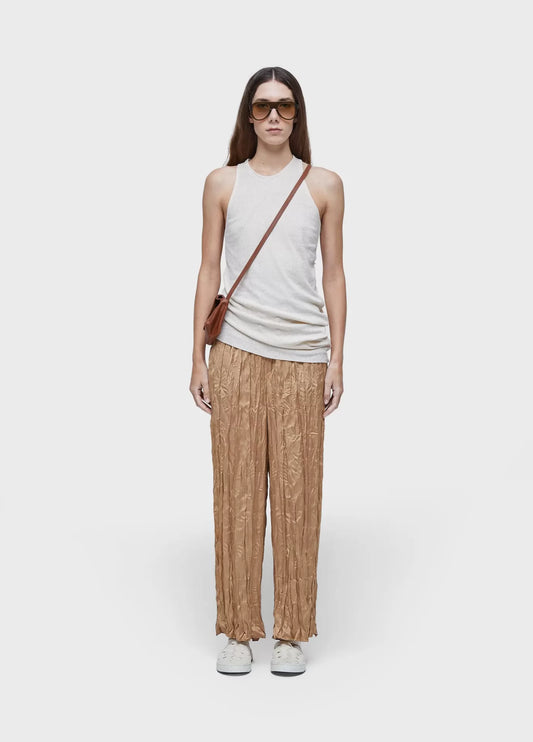 Calça reta tricoline satin