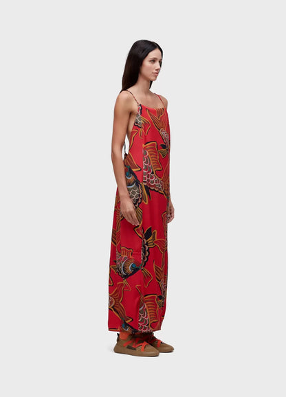 Vestido Baloon Peixe Red Osklen