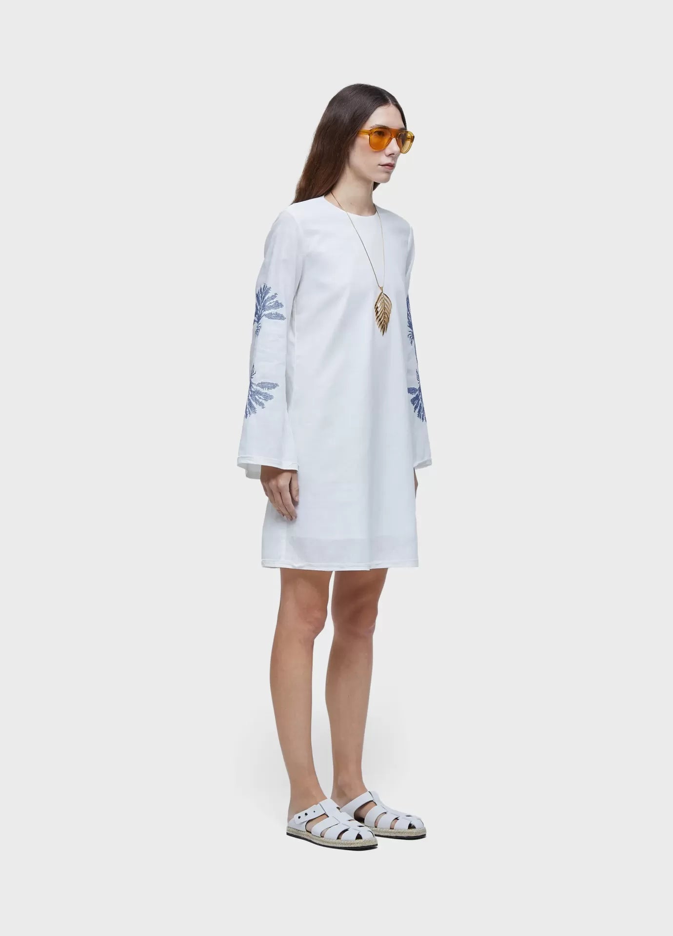 Vestido curto azulejo