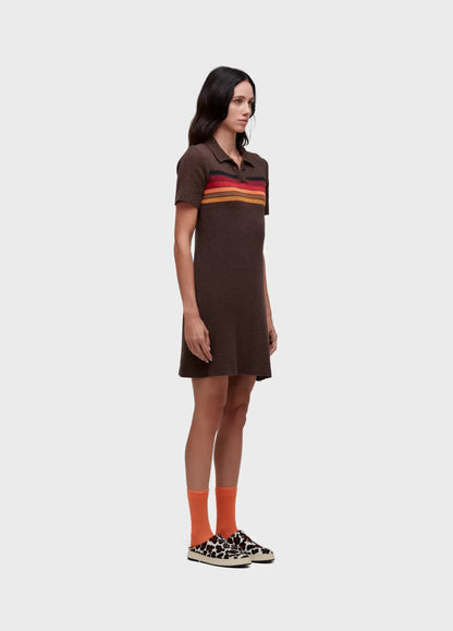 Vestido Polo Tricot Listras Osklen