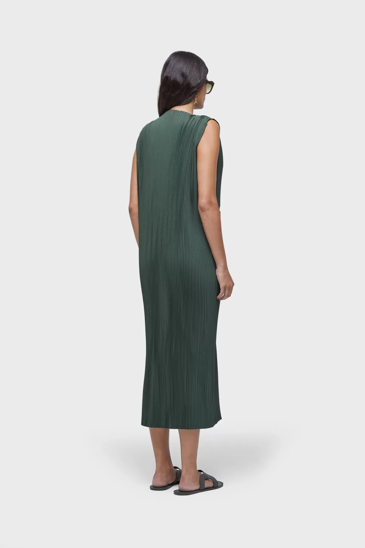 Vestido Plissado Long Osklen