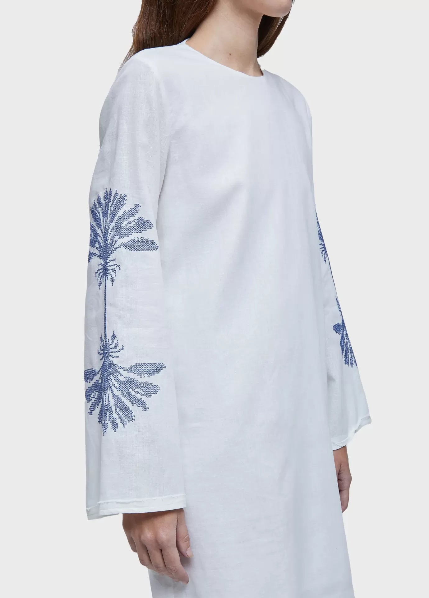 Vestido curto azulejo