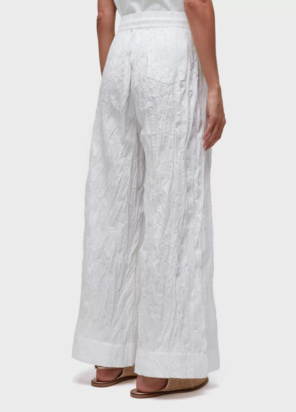 Calça Reta Wrinkle Tricoline Osklen