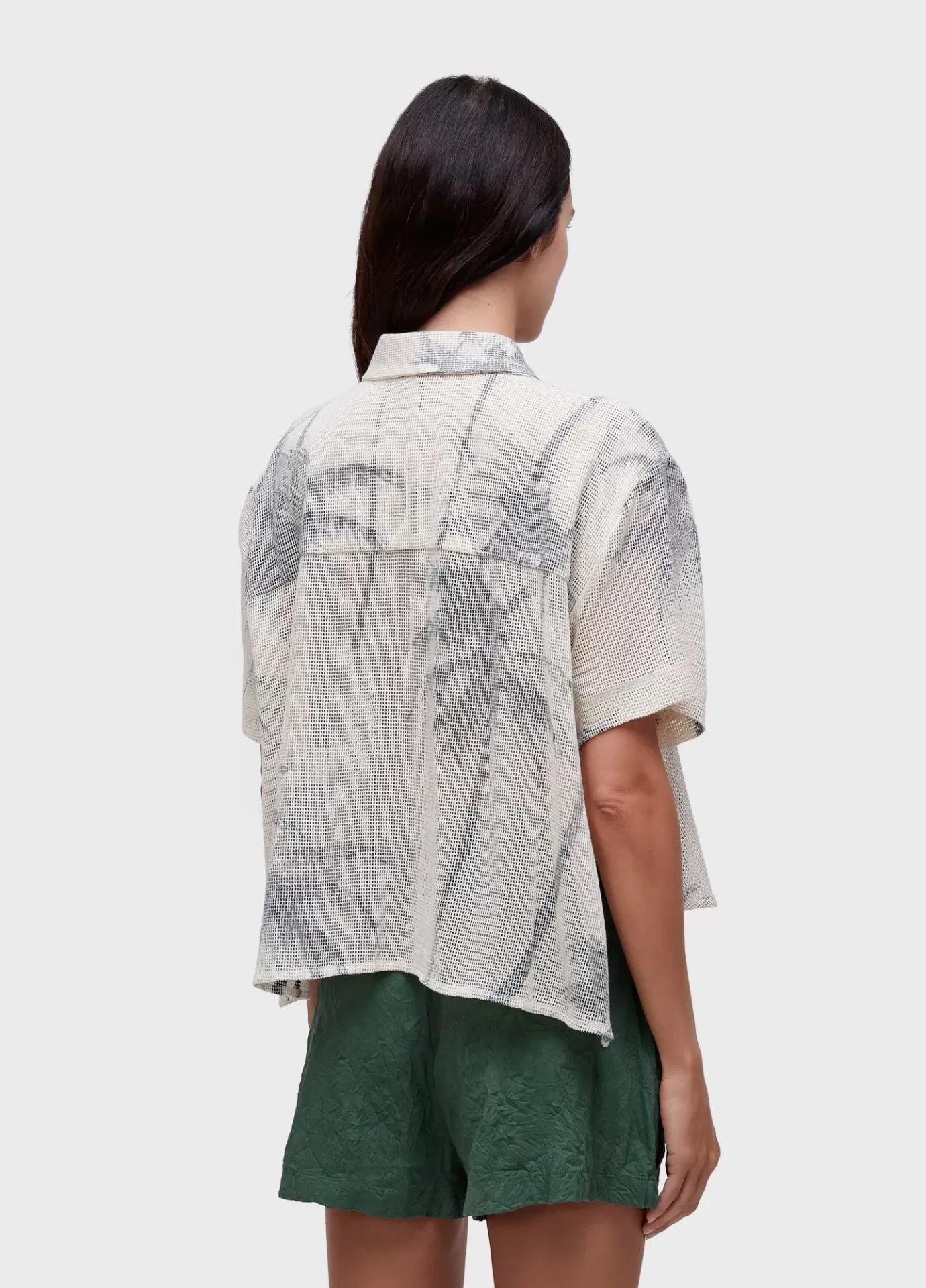 Camisa Manga Curta Tela Coqueiro Osklen
