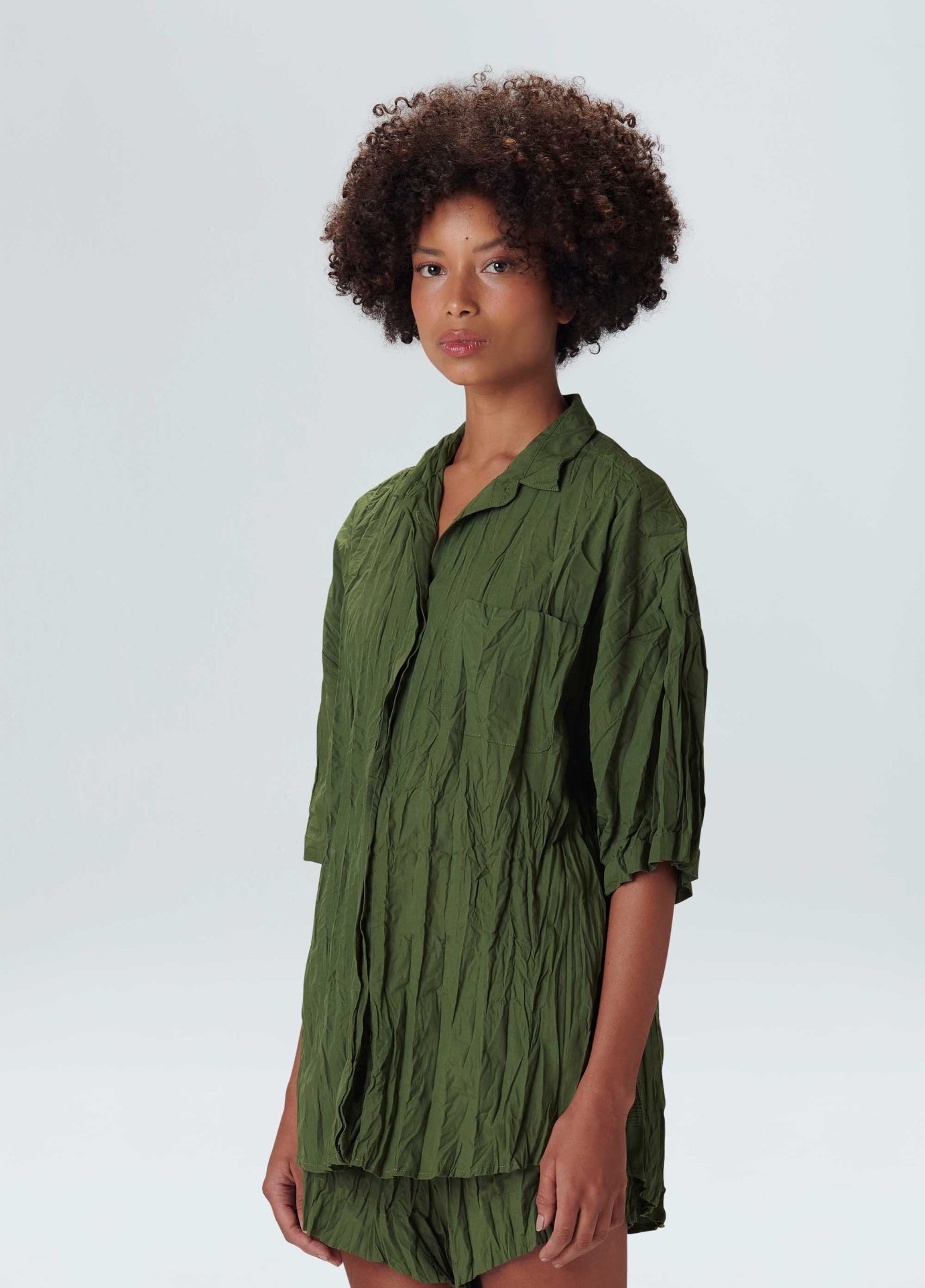 Camisa Over Wrinkled Osklen