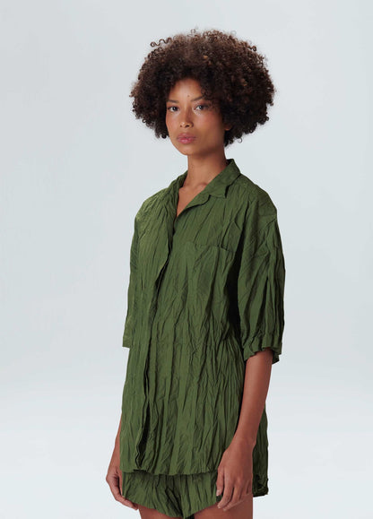 Camisa Over Wrinkled Osklen